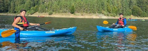 Kayaking Lacul Beliș